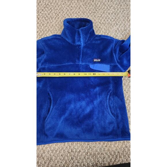 Patagonia Jacket Women's S Blue Re Tool Snap T Pullover Fleece Polartec Thermal - Picture 7 of 7